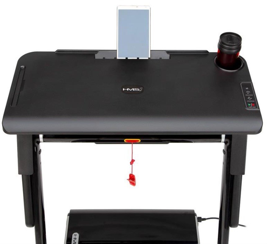 HMS LOOP12 MULTI elektrisk lbebnd med skrivebord 1-12 km/t, sort #15