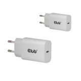 CLUB3D CAC-3020 oplader til mobil enhed Smartphone, Universel Hvid Vekselstr�m Hurtig opladning Indend�rs #1