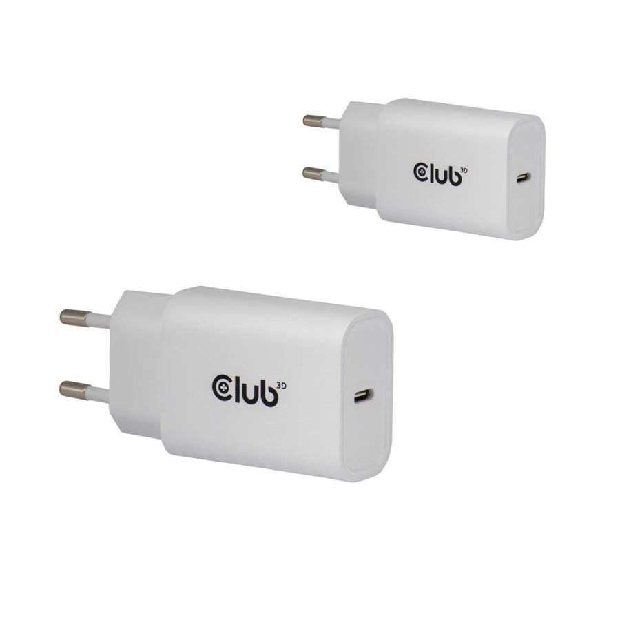 CLUB3D CAC-3020 oplader til mobil enhed Smartphone, Universel Hvid Vekselstr�m Hurtig opladning Indend�rs #1