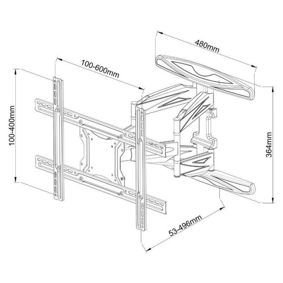 Techly ICA-PLB 172L tv-beslag 2,03 m (80