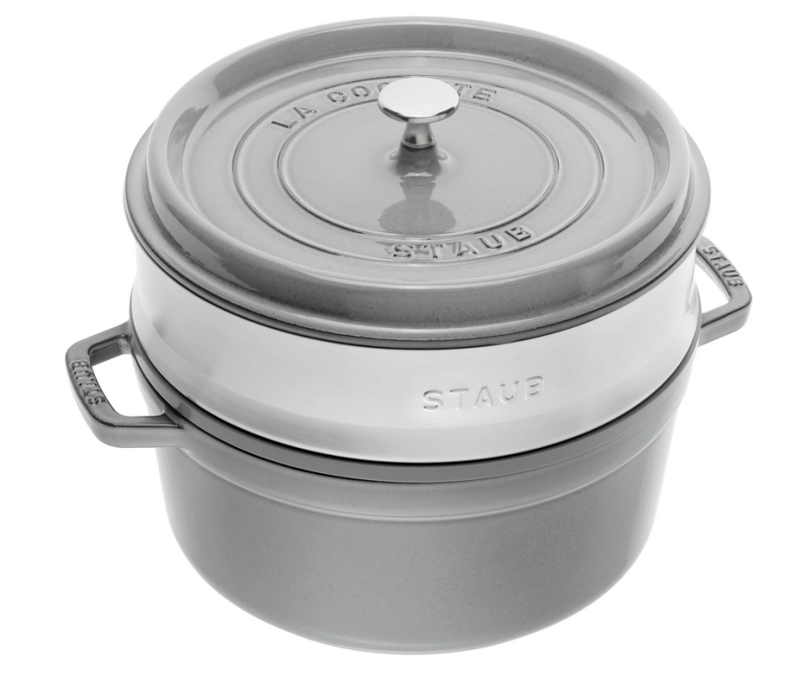 STAUB La Cocotte stbejernsgryde med indsats 40508-819-0 - 3,8 ltr. grafit #1