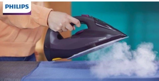 Philips 7000 series DST7061/30 strygejern Dampstrygejern SteamGlide Elite-strygesl 3000 W Lilla #10