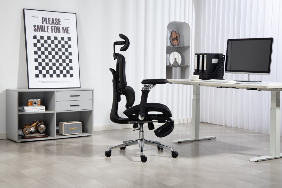 Activejet ergonomisk kontorstol YK848 sort #42