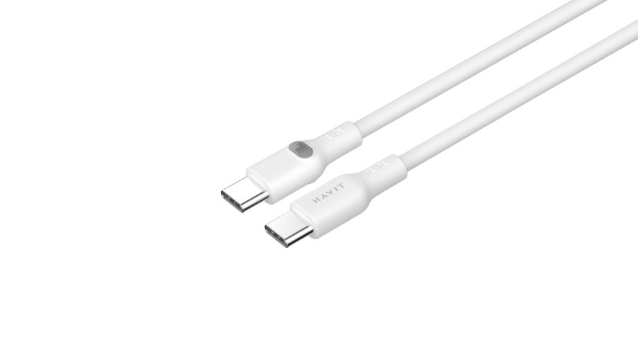 Havit CB6280 - USB Type C til USB Type C-kabel, 1 m (hvid) #4