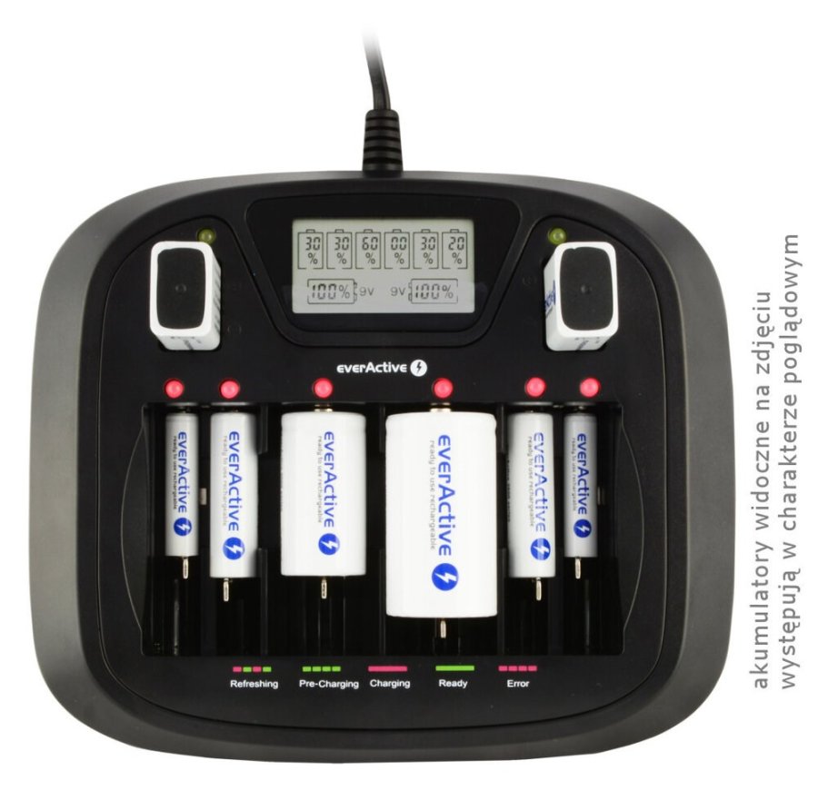 EverActive NC-900U universel Ni-MH-batterioplader #10