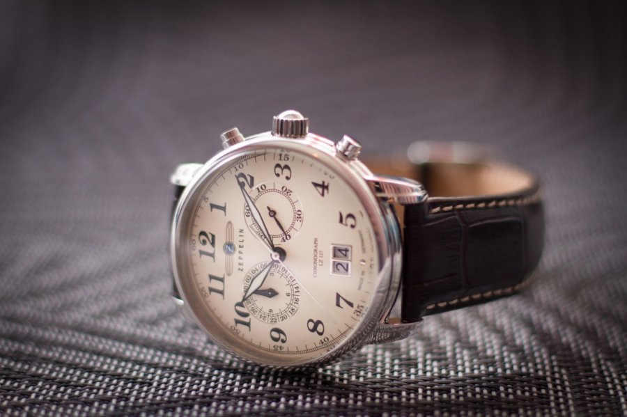 Zeppelin 7684-5 ur Armbndsur Hanstik Kvarts Slv #3