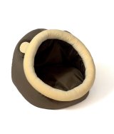 GO GIFT kennel katteseng - brun og creme - 40x45x34 cm #1