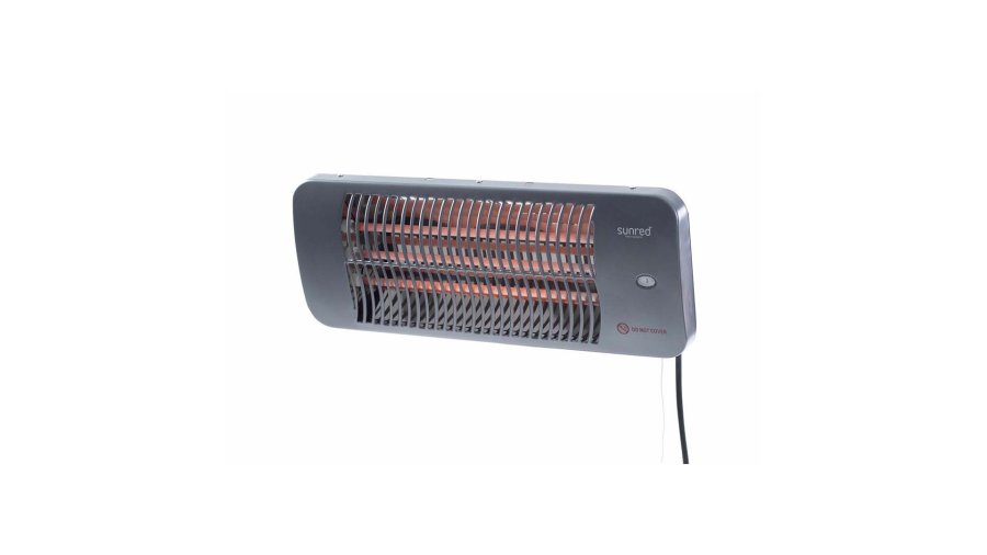 Sunred LUG-2000W varmeapparat Udendrs Sort Kvarts elektrisk rumvarmer #4