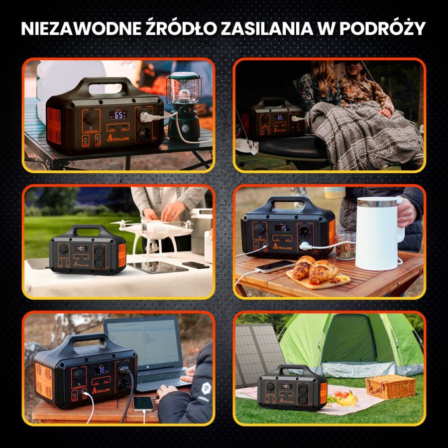 Extralink EPS-S600S Brbar energistation 6 Lithium-Ion (Li-Ion) 30630 mAh 600 W 7,2 kg #8