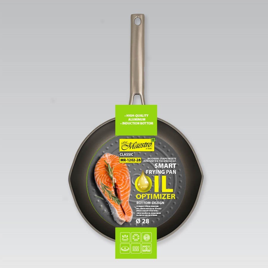 Smart stegepande MAESTRO MR-1202 (MR-1202-28) 28 cm Sort, Gr #16