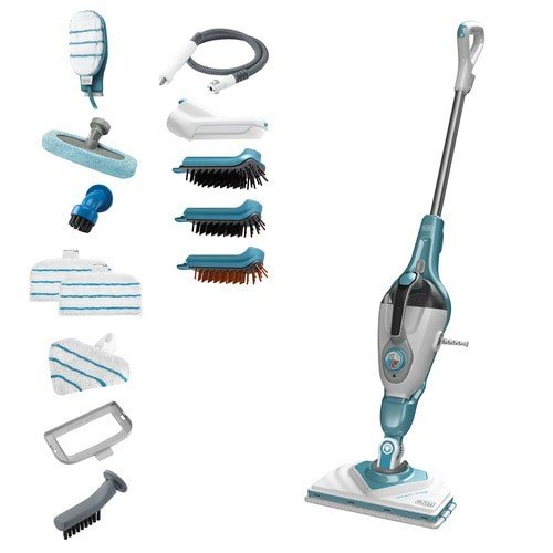 Black & Decker BHSM1610DSM Brbar damprenser 0,5 L 1600 W Turkisfarve, Hvid #1