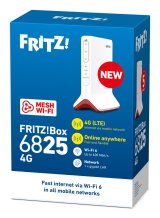 Box FRITZ! 6825 4G tr�dl�s router Gigabit Ethernet Enkelt band (2,4 GHz) Hvid #4