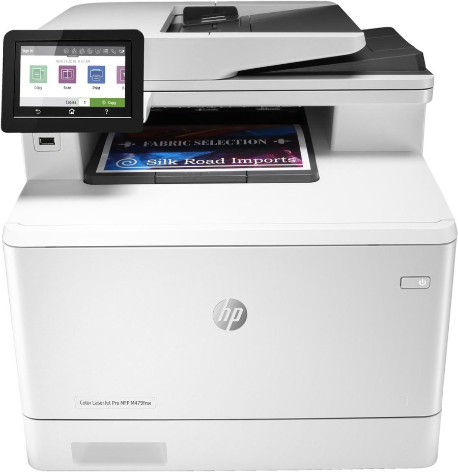 HP Color LaserJet Pro MFP M479fnw, Udskriv, kopir, scan, fax, og send e-mail, Scan til e-mail/PDF; 50-arks ukrllet ADF #1