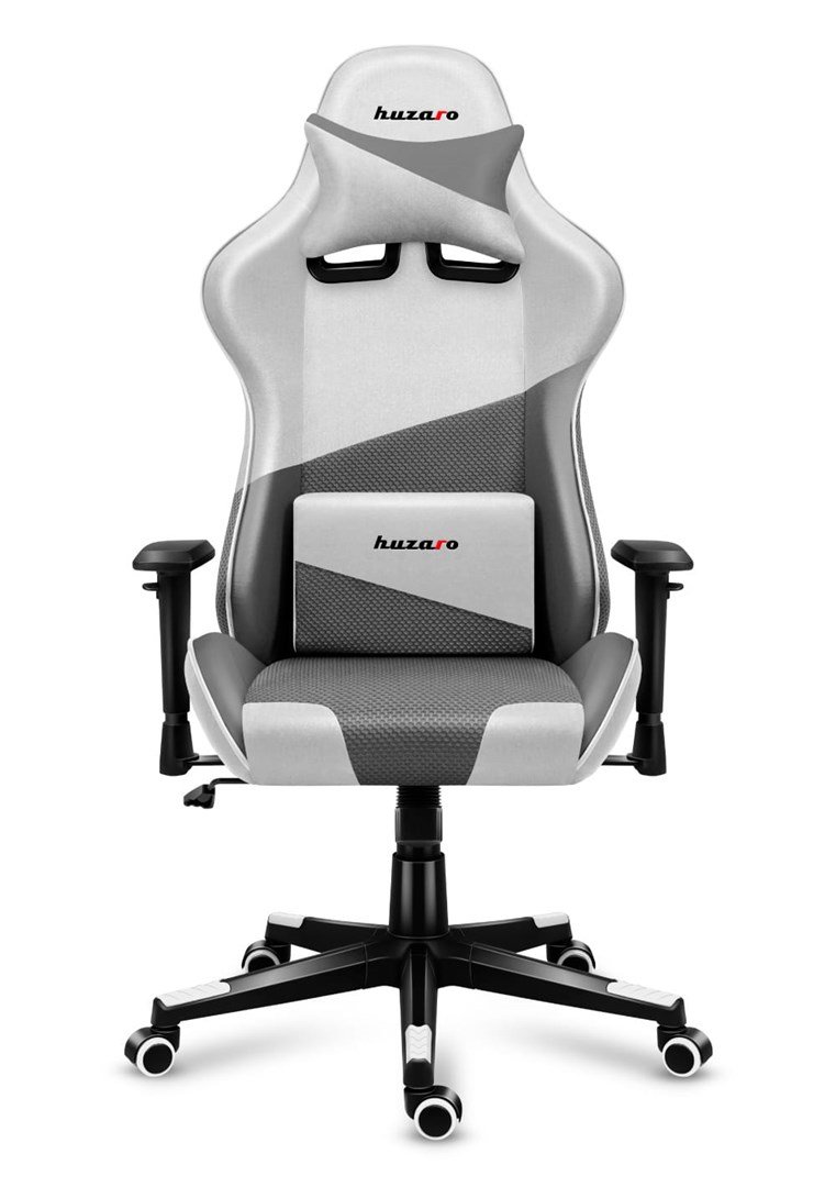 Huzaro Force 6.2 PC gamingstol Spand (vugge) sde Gr, Hvid #6