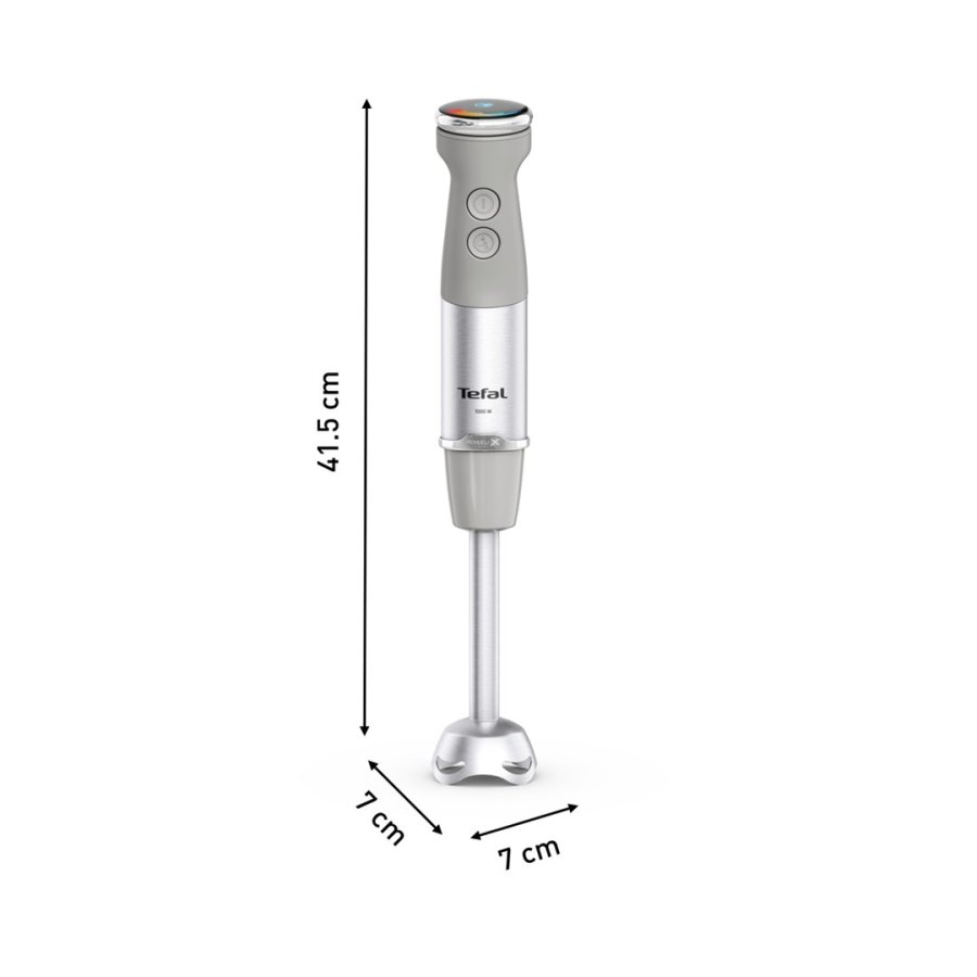 Tefal Quickchef+ HB673B30 blender Neds�nkning blender 1000 W Gr�, Rustfrit st�l #3
