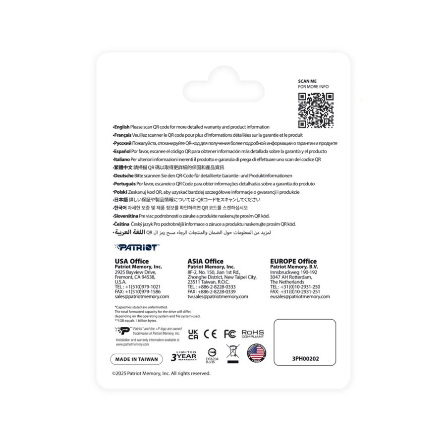 Patriot FLASHDRIVE Tab T560 256GB Dual USB 120MBs #5