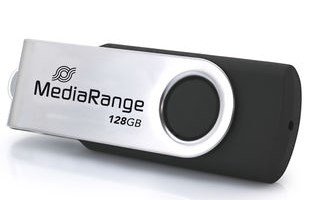 MediaRange MR1954 USB-n�gle 128 GB USB Type-C 3.2 Gen 1 (3.1 Gen 1) Sort, S�lv #2
