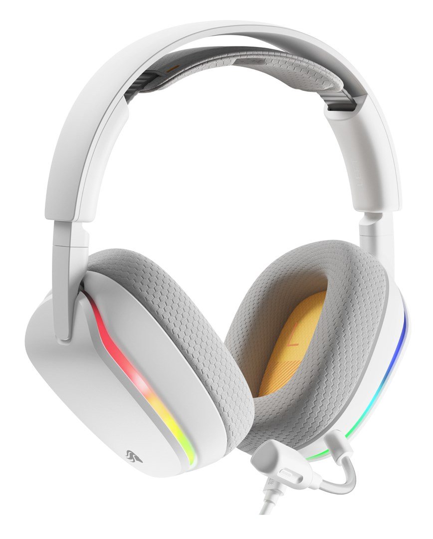 Glorious Gaming GHS Eternal RGB Headset Ledningsf�rt Spil USB Type-C Hvid #16