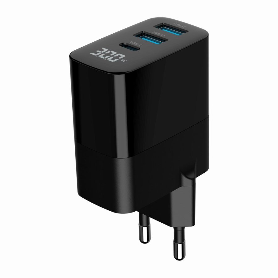 Gembird TA-UC-PDQC30LCD-BK-02 oplader til mobil enhed Universel Sort Vekselstrm Hurtig opladning Indendrs #6