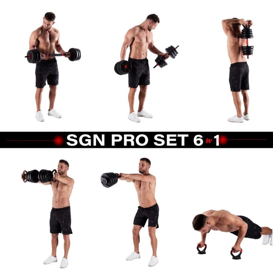 6IN1 V�GTS�T HMS SGN140 (V�GTSTANG, H�NDV�GT OG KETTLEBELL) 40 KG #6