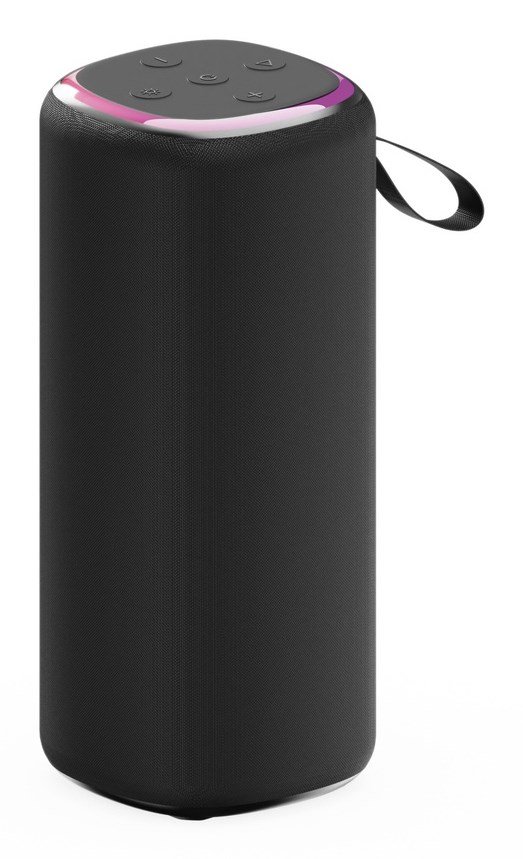 Gembird GMB Audio SPK-BT-LED-08L Brbare hjttalere og festhjttalere Brbar stereohjttaler Sort 10 W #1