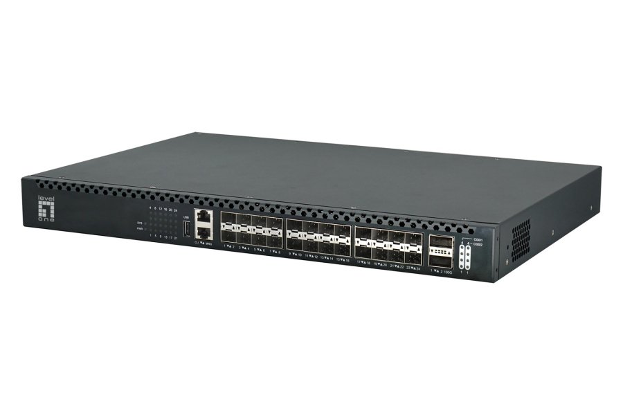 LevelOne XQS-3126 netv�rksswitch Administreret L3 Sort #4