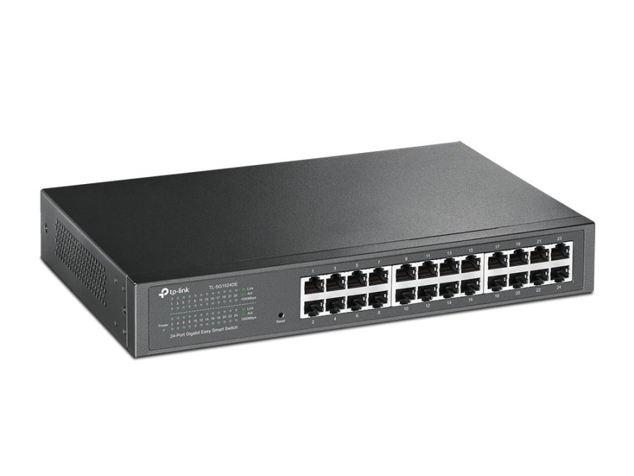 TP-Link TL-SG1024DE Administreret L2 Gigabit Ethernet (10/100/1000) 1U Sort #19