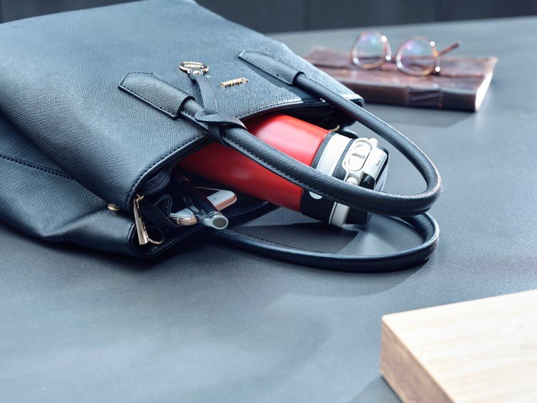 Leifheit 03245 rejsekrus 350 ml Sort, Rd Rustfrit stl #7