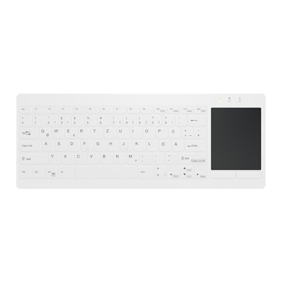 Contour Design Active Key AK-C4412F tastatur Medicinsk USB QWERTZ Tysk Hvid #1