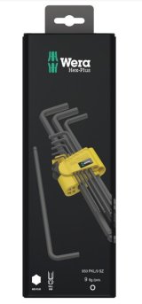 Wera 05133180001 unbrako ngle L-formet unbrakonglest Britisk 9 stk #1