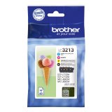 Brother LC3213VAL blkpatron 4 stk Original Sort, Bl, Magenta, Gul #1