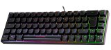 Deltaco Gaming DK240, Mini RGB Membran 60 % tastatur, halvgennemsigtigt etui, sort #1