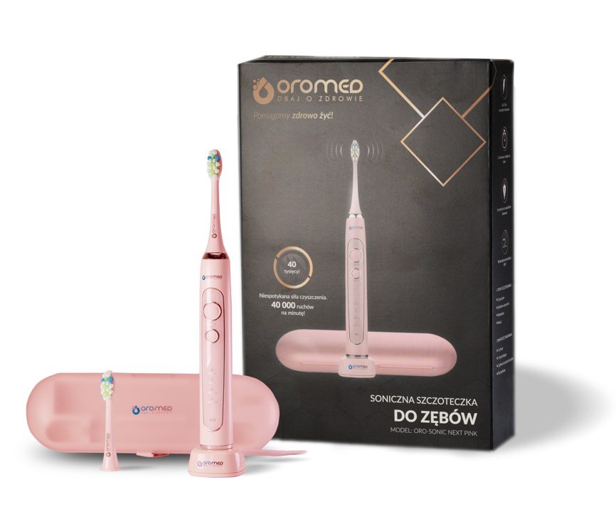 OROMED ORO-SONIC NEXT PINK lyserd sonisk tandbrste #1