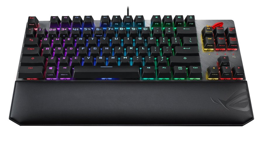 ASUS ROG Strix Scope NX TKL Deluxe tastatur Spil USB Tysk Sort, Gr #5