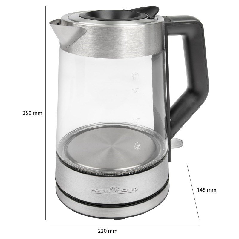 Proficook elektrisk glaskedel PC-WKS 1190 G #7