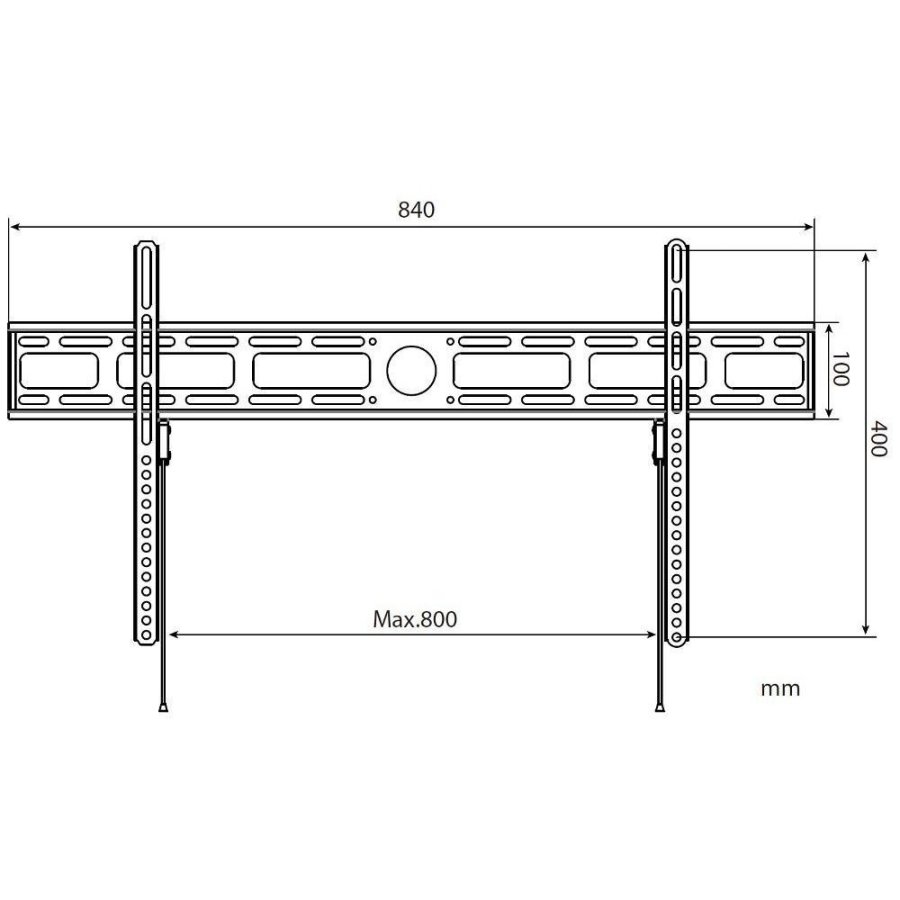 Techly ICA-PLB 840 tv-beslag 2,03 m (80