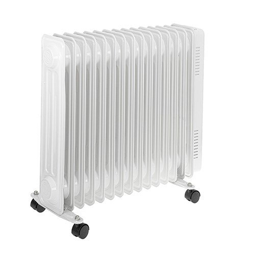 Adler AD 7819 varmeapparat Indendrs Hvid 2500 W Olie elektrisk omrdevarmer #4