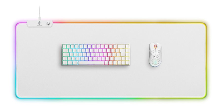 Deltaco Gaming WMP90 RGB gaming-musem�tte XL, 900 x 360 x 4 Hvid #2