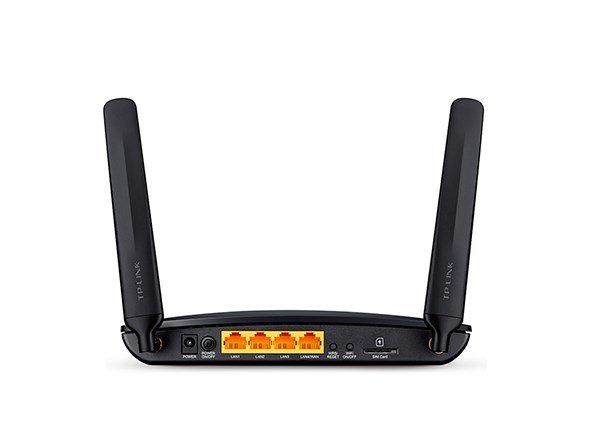 TP-Link TL-MR6400 trdls router Hurtigt ethernet Enkelt band (2,4 GHz) 4G Sort #3