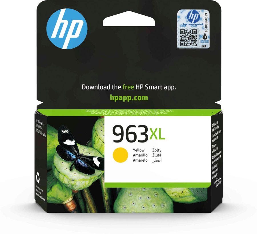 HP 963XL Original Ink-blkpatron med hj kapacitet, gul #1
