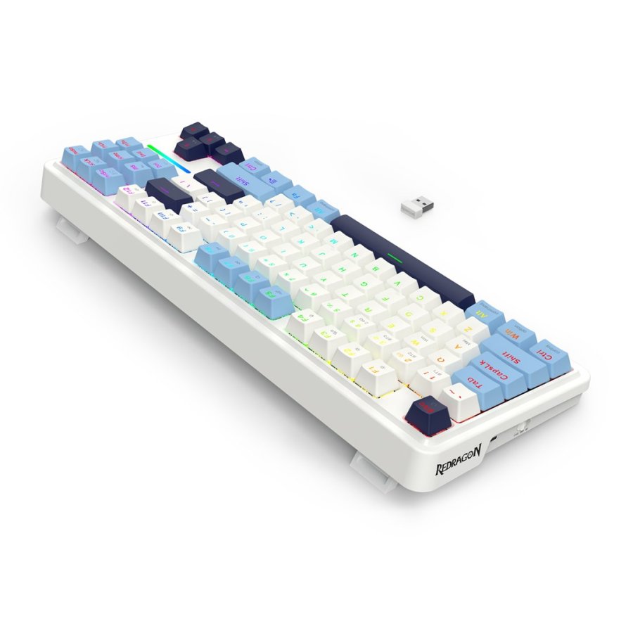 REDRAGON K728WBB-RGB-PRO Antonium Pro tastatur USB + RF Wireless + Bluetooth Hvid, Bl� #5