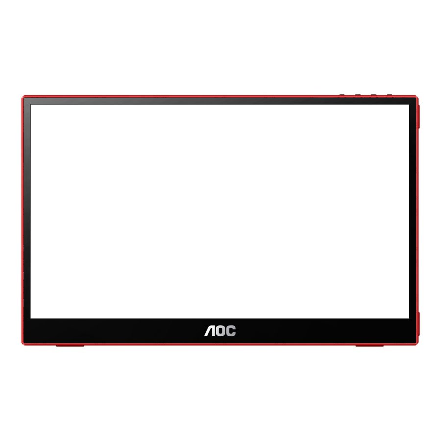 AOC 16G3 Brbart tv og skrm Brbar skrm Sort, Rd 39,6 cm (15.6