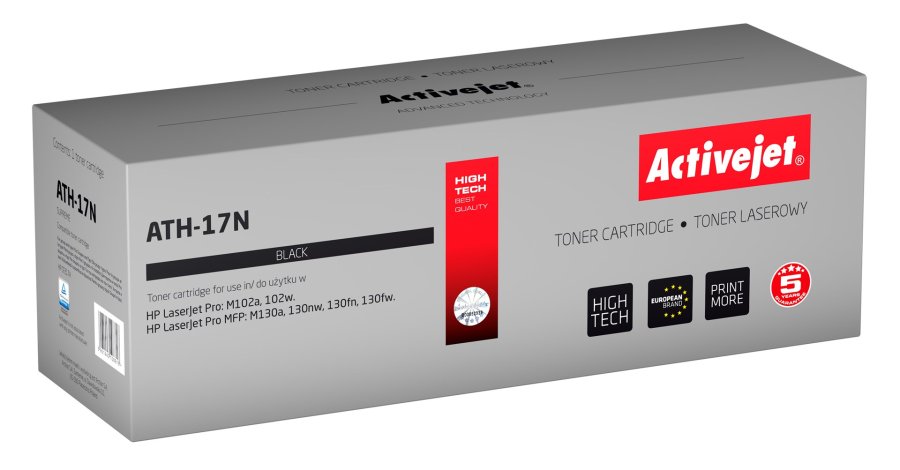 Activejet ATH-17N (erstatning HP 17A CF217A; Supreme; 1600 sider; sort) #1