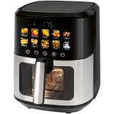 ProfiCook PC-FR 1286 H frituregryde Enkelt 6,5 L Enkeltstende 1700 W Varmluftsteger Sort, Rustfrit stl #1