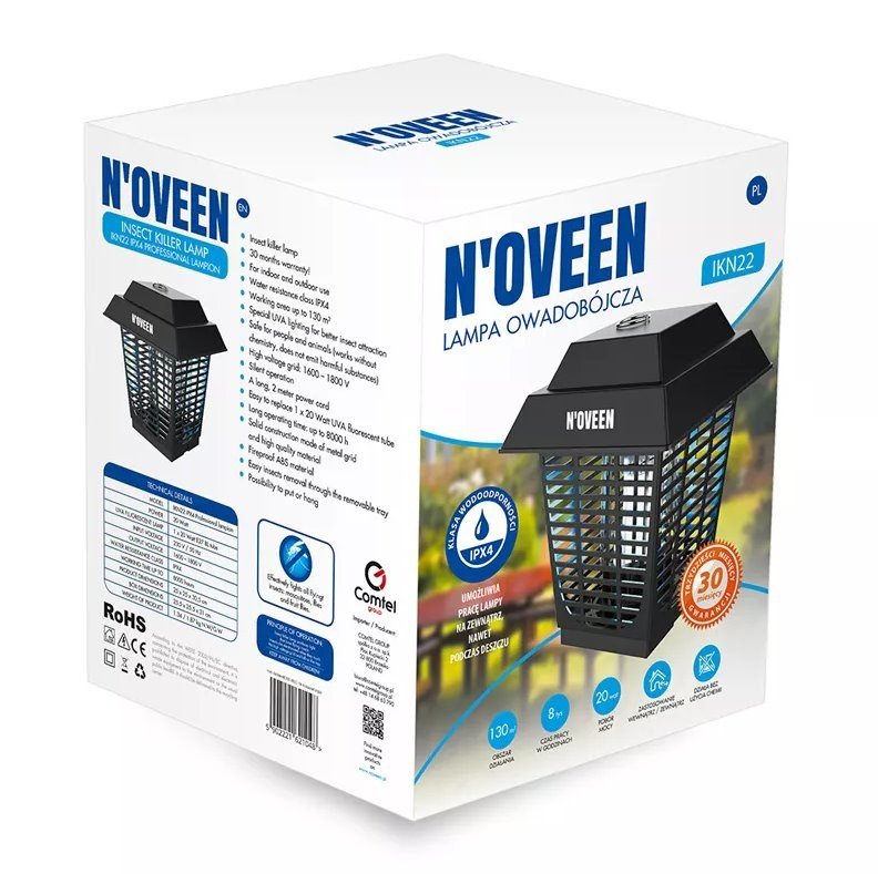 N'oveen IKN22 IPX4 Professional Lampion insekticidlampe #2