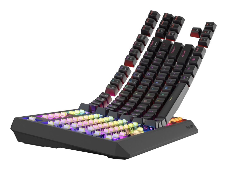 GENESIS Thor 230 TKL tastatur Spil USB + RF Wireless + Bluetooth QWERTY US engelsk Sort #8