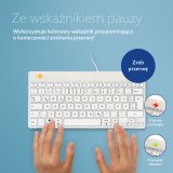 R-Go Tools Ergonomisch toetsenbord R-Go Compact Break, compact toetsenbord met pauzesoftware, QWERTZ (DE), bedraad, wit #10