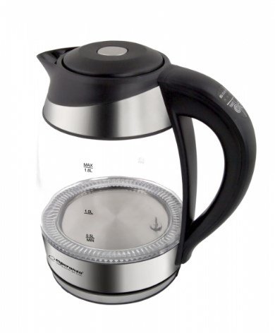 Esperanza EKK026 elkedel 1,7 L 2200 W Sort, Transparent #3
