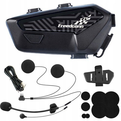 FreedConn F1 Plus V2 EU BT 5.4+EDR motorcykelintercom med r�kkevidde op til 500 m TALER POLSK #2