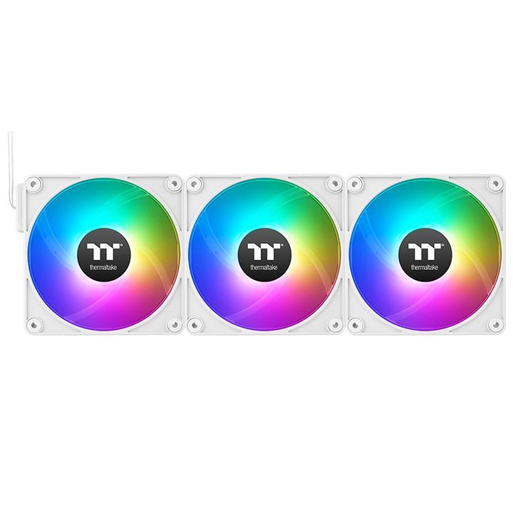 Thermaltake CL-F194-PL12SW-A Computerk�lesystem Computerkabinet Ventilator 12 cm Hvid 3 stk #3